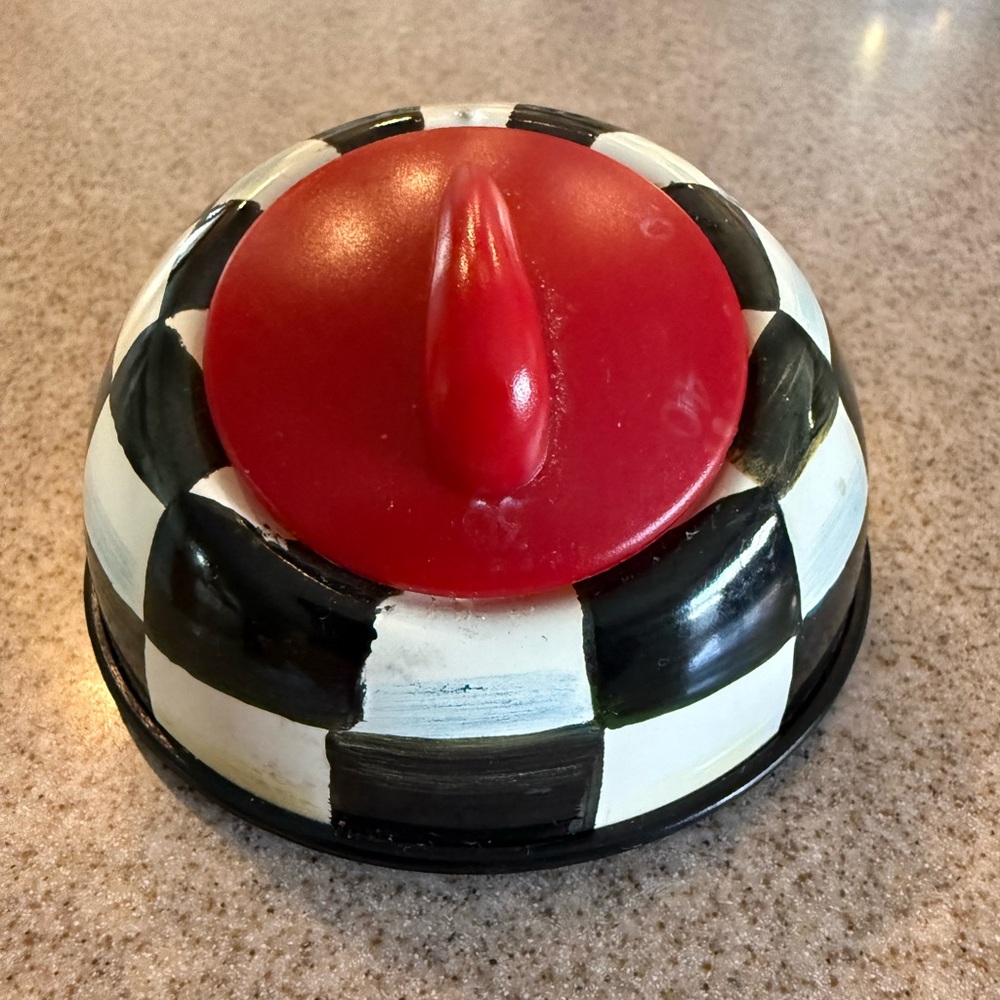 MacKenzie-Childs Courtly Check Kitchen Timer